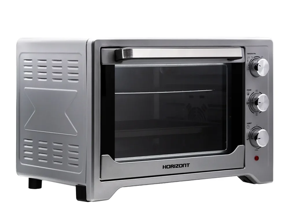 Стильная микроволновка с дизайном под сталь и стекло