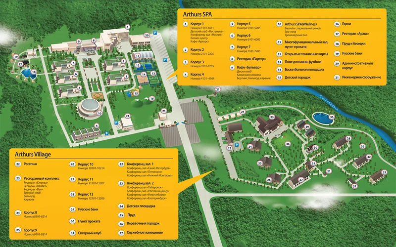 Результат проведенной работы по разработке плана территории