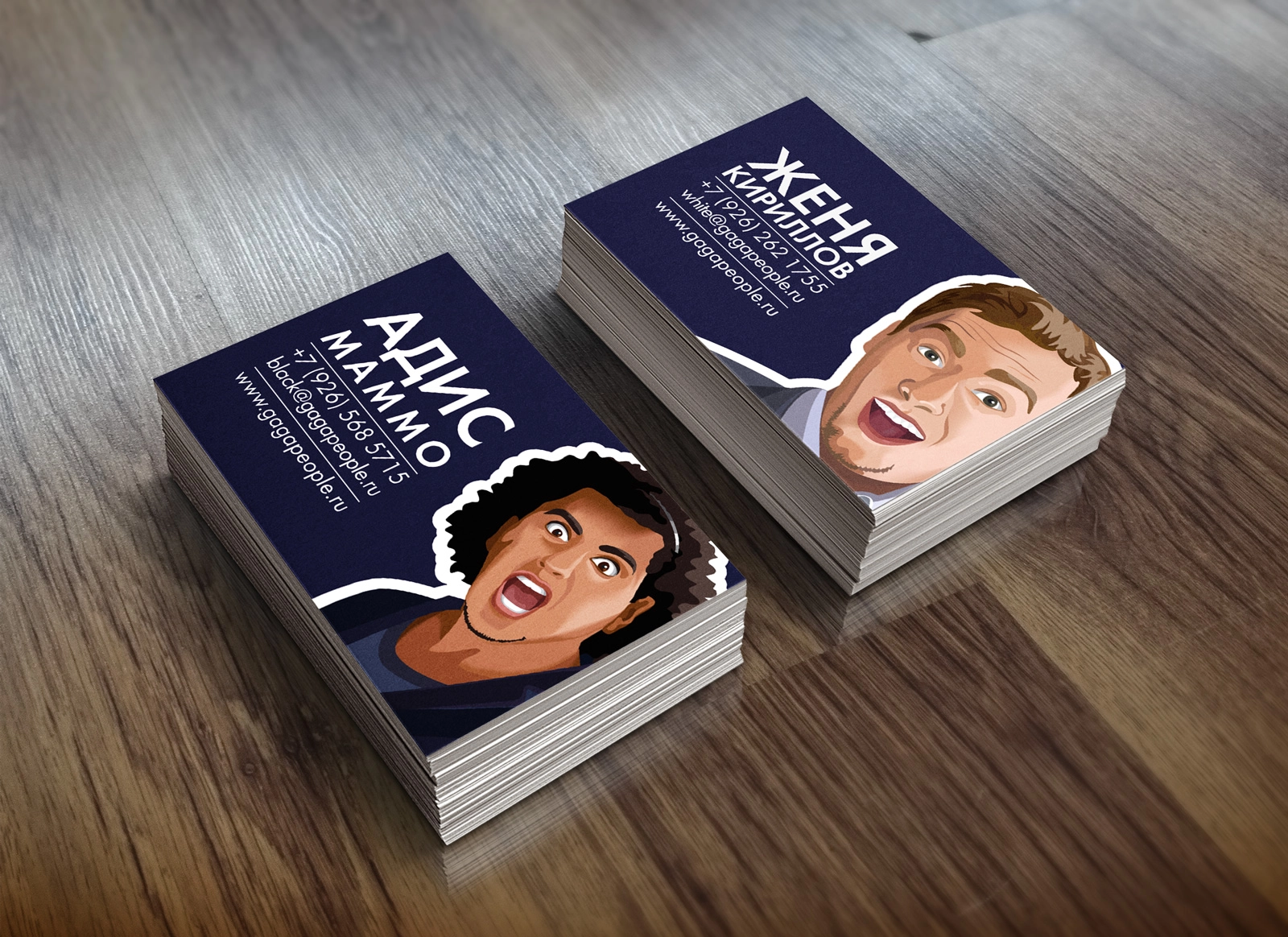 Создание креативных визиток в студии графического дизайна