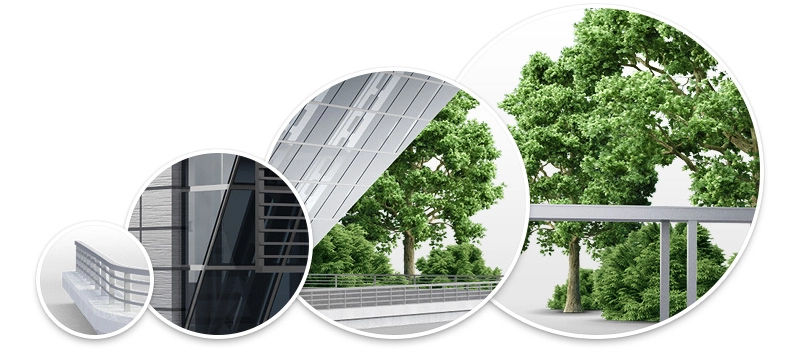 Детали 3D визуализации торгового центра