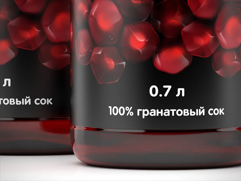 Этикетка разработанная студией графического дизайна в Зеленограде