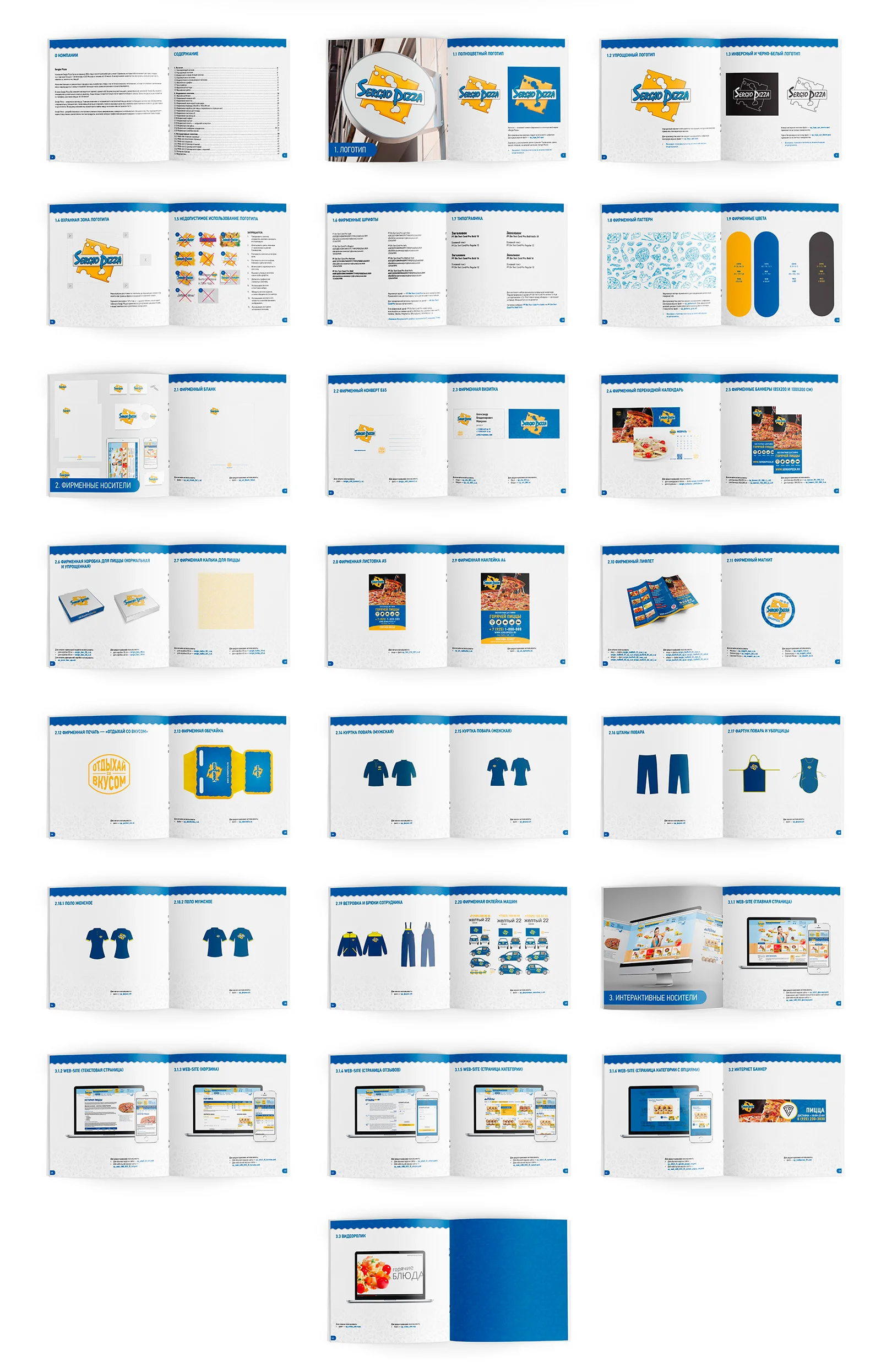 Демонстрация брендбука сделанного для компании в Зеленограде