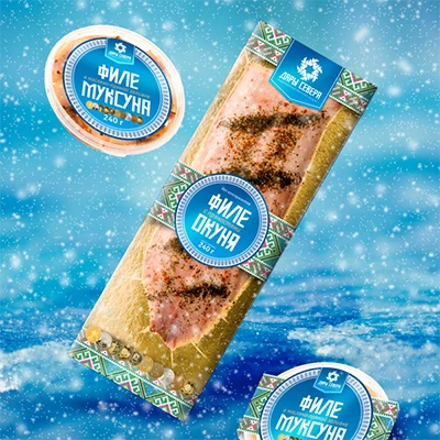 Концепция серии упаковок «Дары Севера»