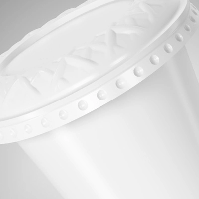 Дизайн крышки нового бренда сметаны «Молочное лукошко»